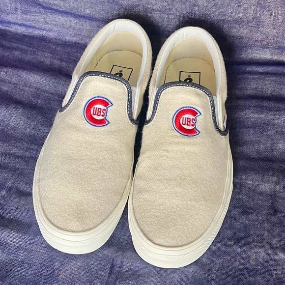 Vans Cubs Classic Slip On Wool Shoes main image 6